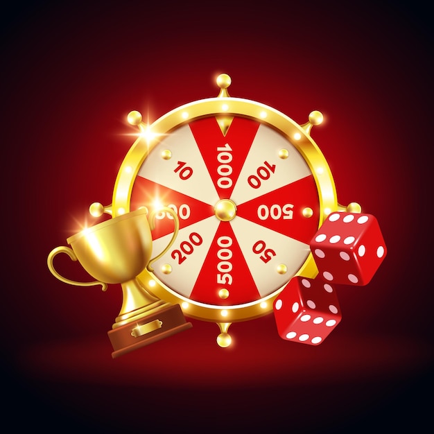 Banner para el casino en línea Ilustración vectorial