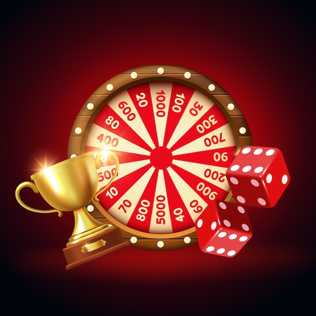 Banner para el casino en línea Ilustración vectorial