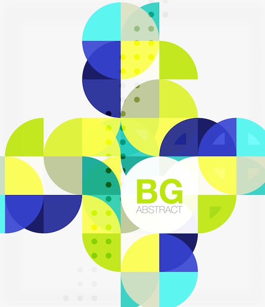 Banner de círculo elegante moderno vectorial Fondo de plantilla vectorial para opciones de número de diagrama de diseño de flujo de trabajo o diseño web