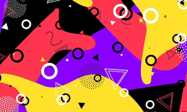 Banner de color de tinta de volante de los 90 Telón de fondo creativo