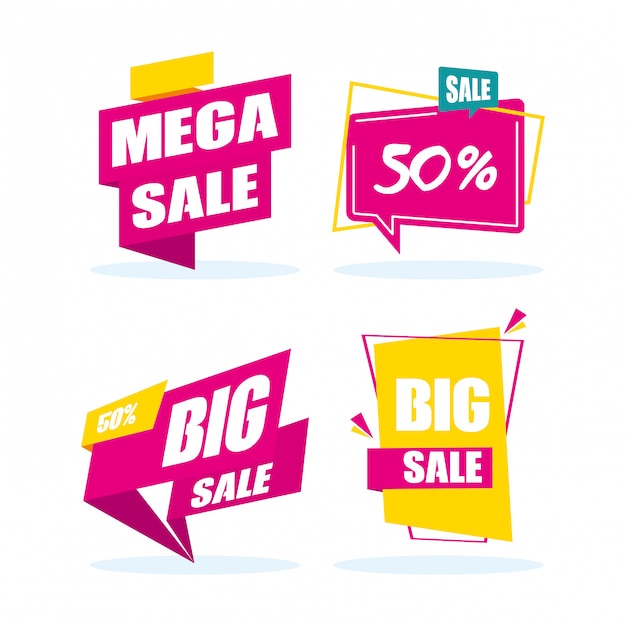 banner comercial de venta grande y mega