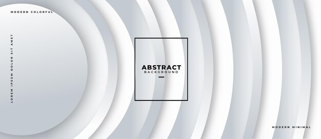 Banner de composición de formas geométricas abstractas