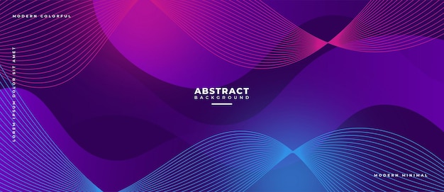 Banner de composición de formas geométricas abstractas