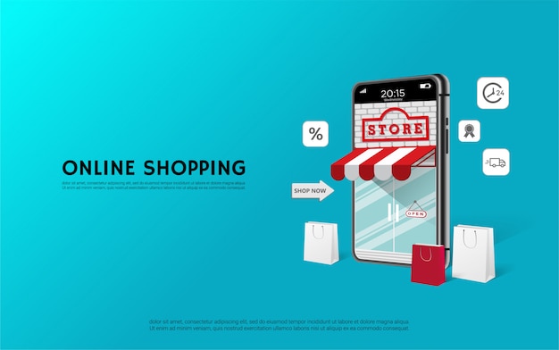 Banner de compra en línea