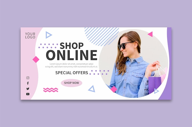Banner de compra en línea