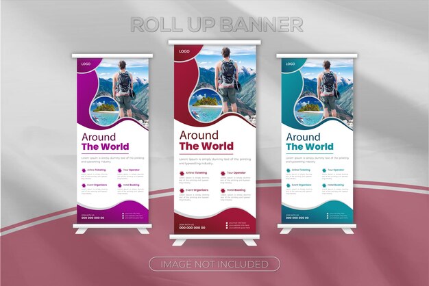Banner corporativo moderno profesional o plantilla de diseño