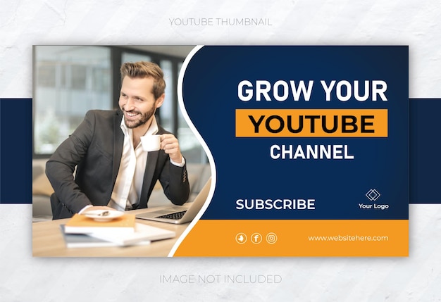 banner corporativo de YouTube canal personal o comercial