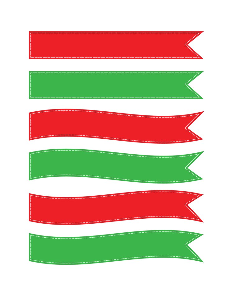 Banner cosido de la cinta