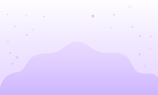 Banner degradado blanco moderno vectorial con formas abstractas