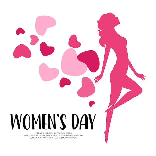 banner del día internacional de la mujer 8 de marzo y diseño de plantilla del día de la mujer feliz para el diseño de redes sociales