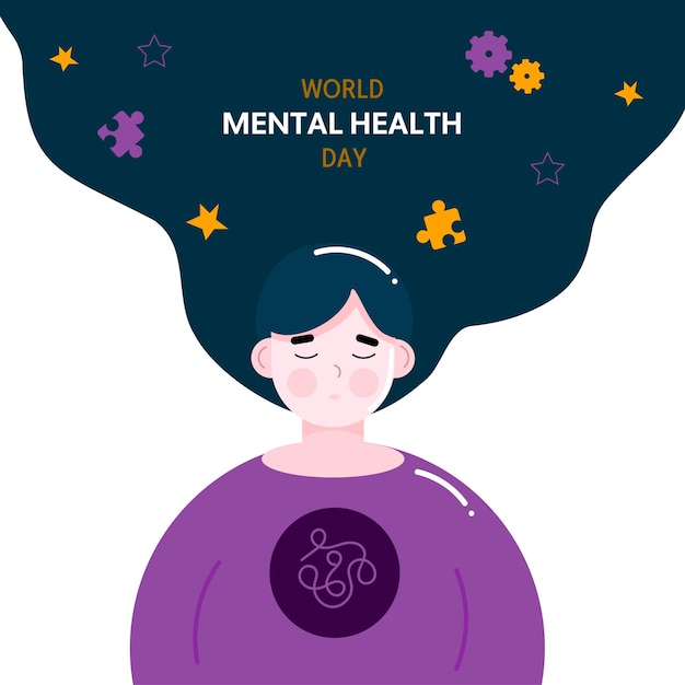 banner del día mundial de la salud mental