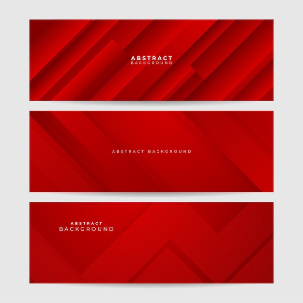 Banner de diseño colorido rojo abstracto digital de tecnología futurista Fondo de banner rojo abstracto con partículas y formas de onda Plantilla web de fondo de patrón de banner de diseño gráfico abstracto vectorial