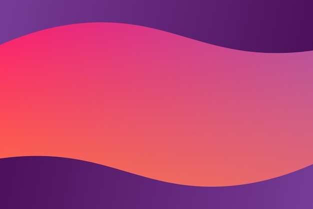 Banner de diseño conceptual de fondo abstracto colorido con efecto de gradiente y forma ondulada