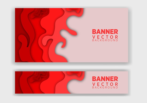 Banner de diseño gráfico abstracto vectorial. Plantilla de banner horizontal vectorial, diseño abstracto.