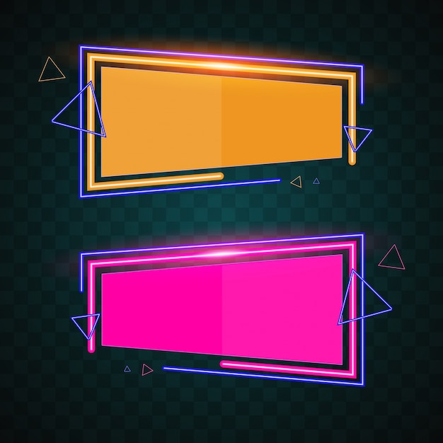 Banner diseño vectorial.