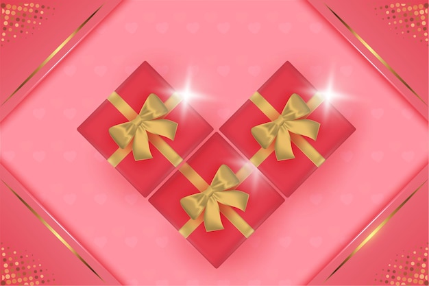 Banner de feliz dia de san valentin