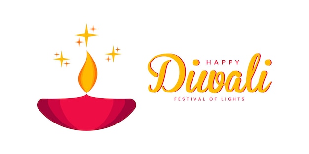 Banner feliz festival de luces de diwali