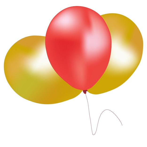 Banner de fiesta de celebración con fondo de globos de color azul Venta Ilustración vectorial globo de amor