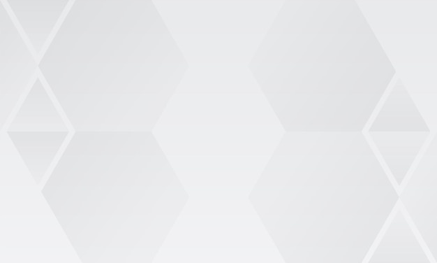 Banner de fondo blanco diseño de forma geométrica telón de fondo