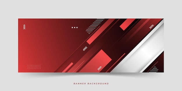 banner fondo colorido abstracto rojo gradación elegante barras