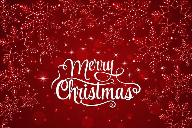 Banner de fondo degradado navideño realista con copos de nieve navideños y decoraciones