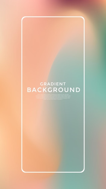 Banner de fondo de diseño degradado de color pastel de lujo abstracto