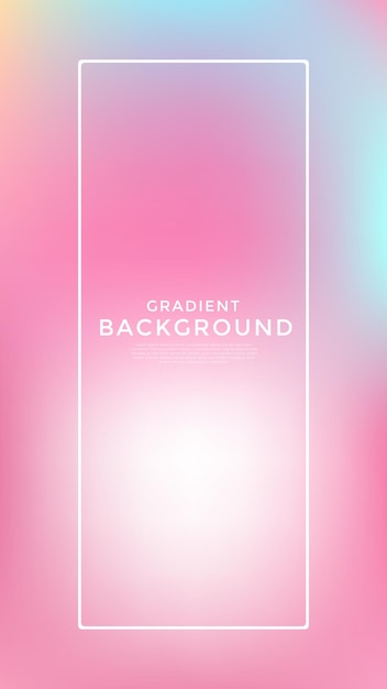 Banner de fondo de diseño degradado de color pastel de lujo abstracto