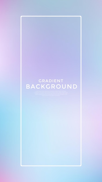 Banner de fondo de diseño degradado de color pastel de lujo abstracto