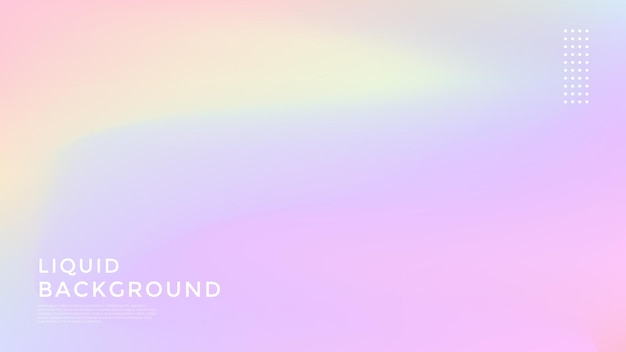 Banner de fondo de diseño degradado pastel de lujo abstracto de vector