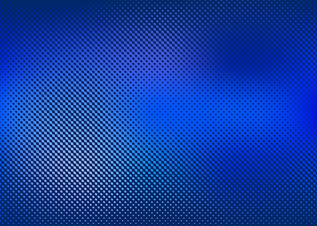 Banner de fondo de diseño de grunge azul de semitono abstracto