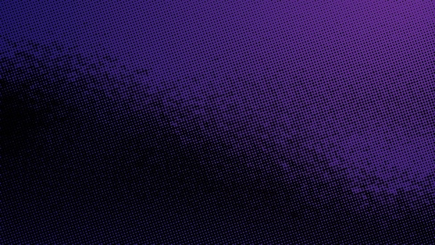 Banner de fondo de diseño de grunge violeta de semitono abstracto