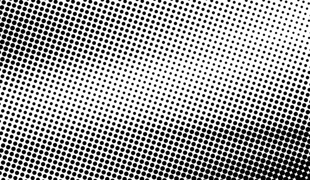 Banner de fondo de formas distorsionadas de medio tono de grunge vectorial abstracto