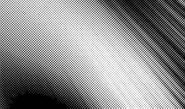 Vector banner de fondo de formas distorsionadas de medio tono de grunge vectorial abstracto