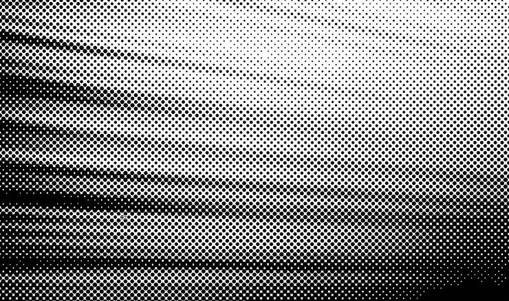 Vector banner de fondo de formas distorsionadas de medio tono de grunge vectorial abstracto