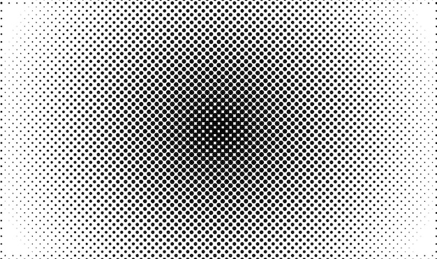 Banner de fondo de formas de gradiente de semitono de grunge de vector abstracto