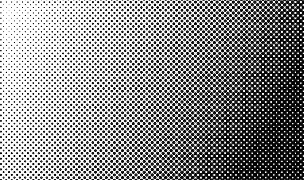 Banner de fondo de formas de gradiente de semitono de grunge de vector abstracto