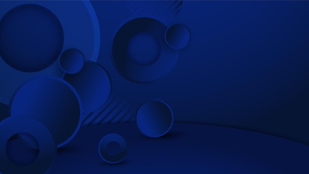 Banner de fondo futurista abstracto con formas degradadas y desenfoque
