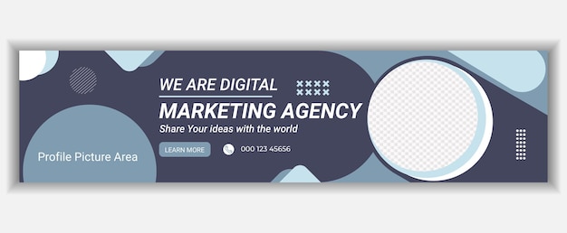 Banner de fondo de perfil de Linkedin o foto de portada