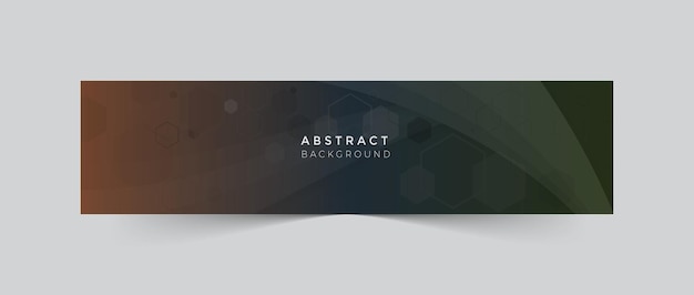 Banner de fondo para la tecnología resumen de la portada de las redes sociales