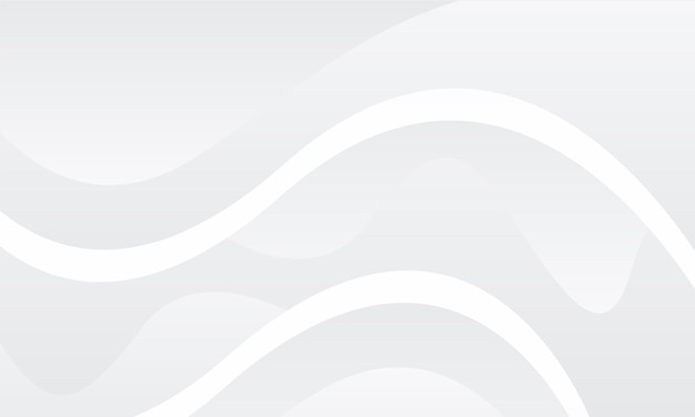 Banner en forma de onda de fondo gris para la presentación de negocios