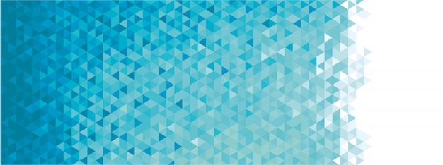 Banner geométrico abstracto