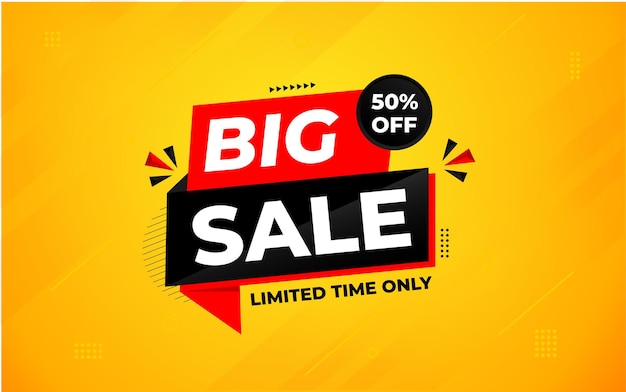 Banner de grandes ventas Diseño de etiquetas de precios de ofertas especiales Diseño de Etiquetas de festivales de descuento de productos Super Venta