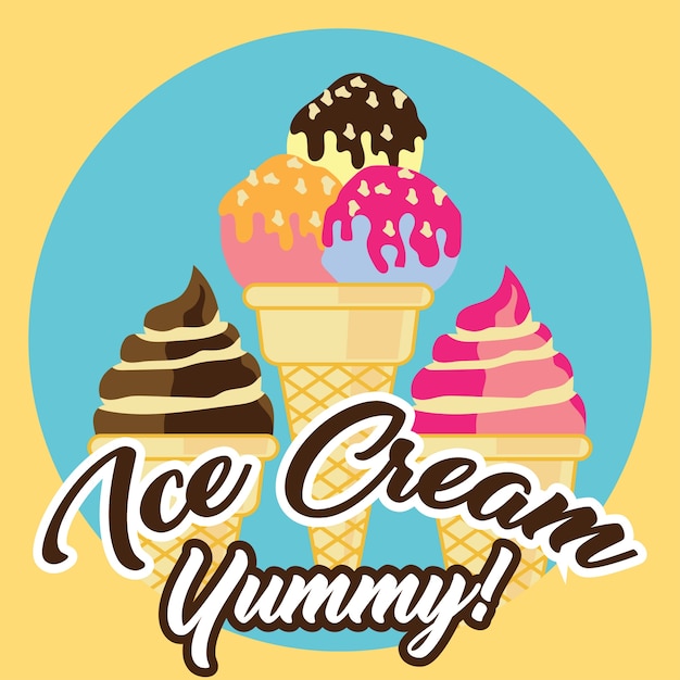 Banner de helado