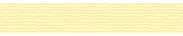 Banner horizontal abstracto de líneas onduladas con sombras en colores amarillo claro