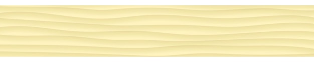 Banner horizontal abstracto de líneas onduladas con sombras en colores amarillo claro