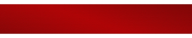 Banner horizontal degradado de semitono abstracto en colores rojos