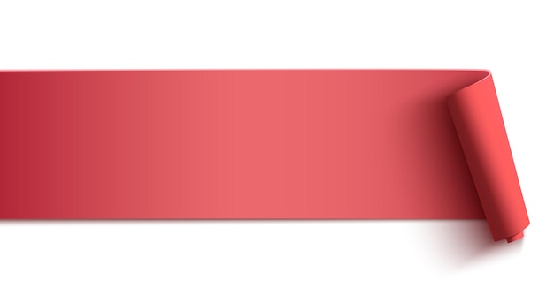 Vector banner horizontal rosa, encabezado aislado sobre fondo blanco. plantilla de cartel, fondo o folleto.