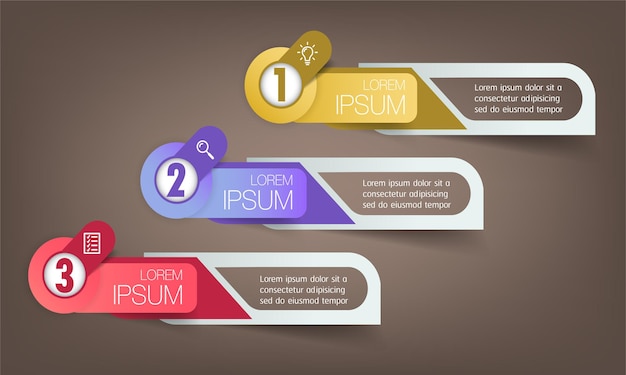 banner de infografías de plantilla de cuadro de texto moderno