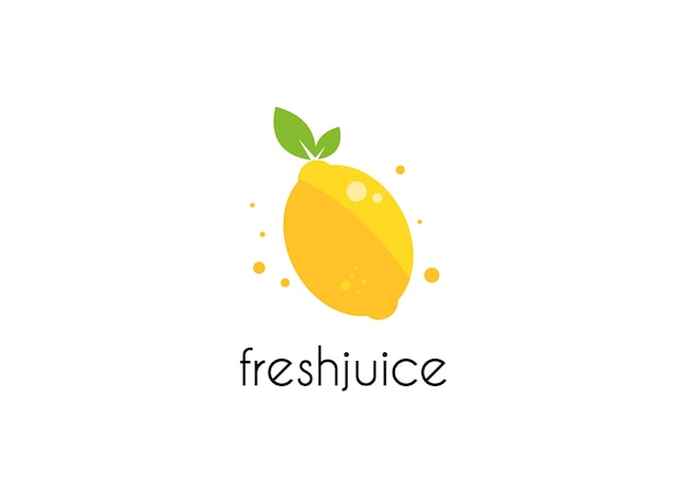 Banner de jugo de fruta fresca Plantilla de diseño de jugo saludable de limón naranja