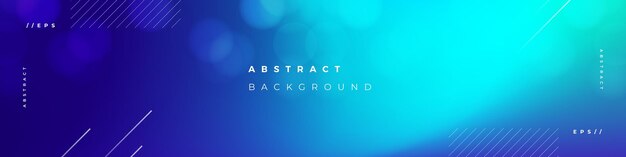 Banner de Linkedin de estilo bokeh con fondo abstracto